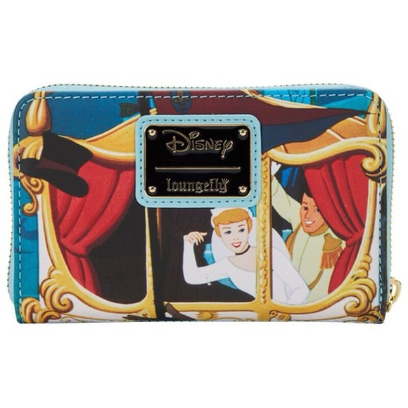 Loungefly Disney Cinderella Scenes Zip Around Wallet - Picture 1 of 12